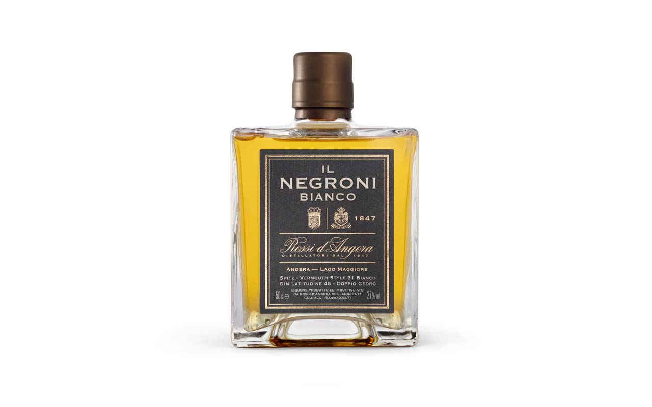 Il Negroni Bianco ready-to-drink di Rossi d'Angera