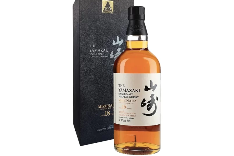 Yamazaki single malt japanese whisky 18 anni Mizunara (2023, 48%) 