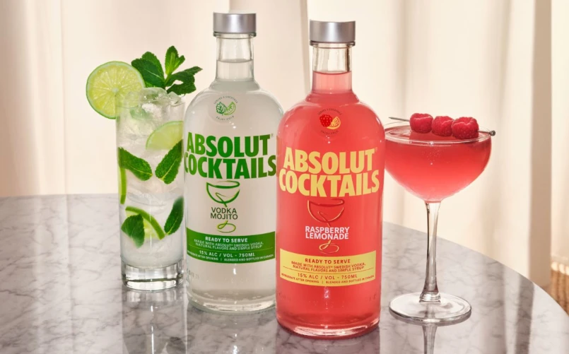 I nuovi ready-to-serve di Absolut vodka