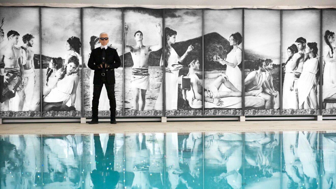 L'installazione di Karl Lagerfeld per Odyssey  Hôtel Métropole terrazze monaco