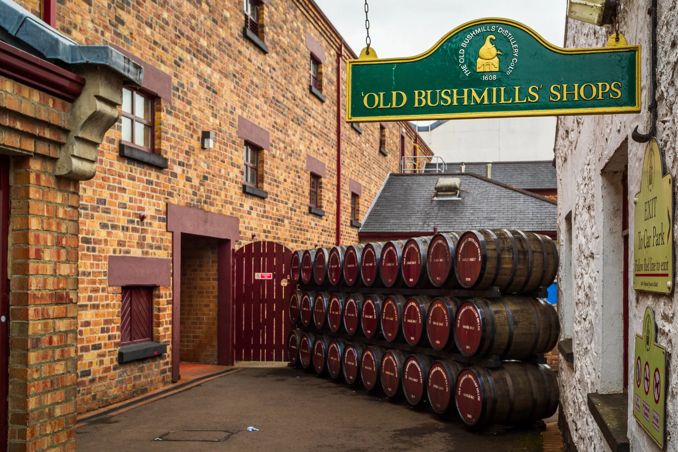 distilleria Old Bushmills Antrim irlanda