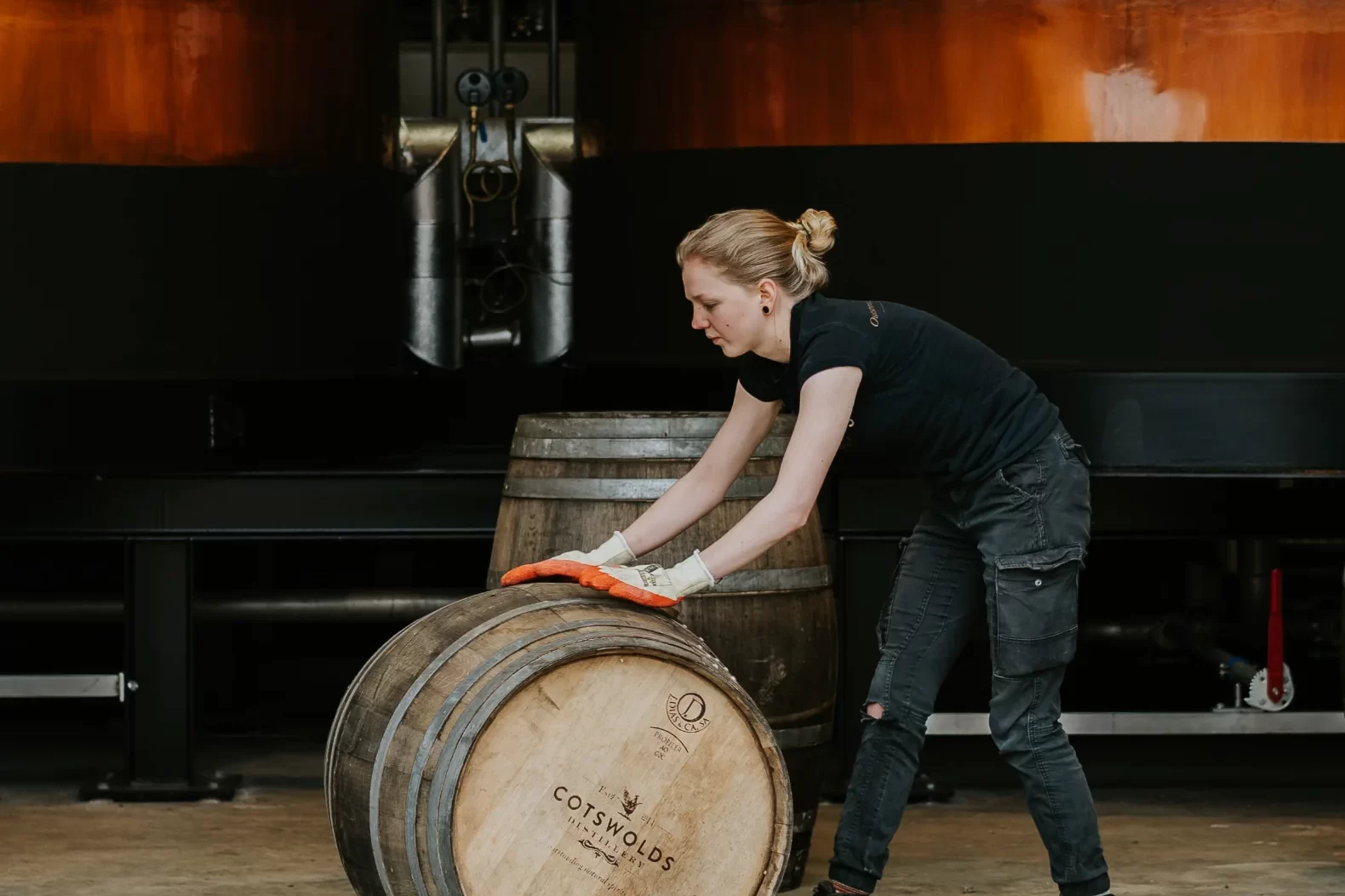 Alice Pearson, distillery manager di Cotsworlds 