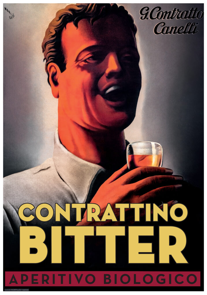 Il manifesto di Contrattino anni 50