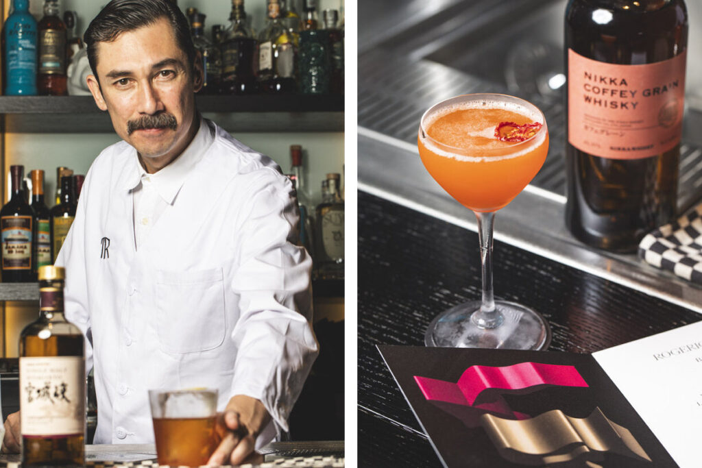 Il bartender Rogerio Igarashi del Trench Bar di Tokyo - credits Nikka nikka Yoichi