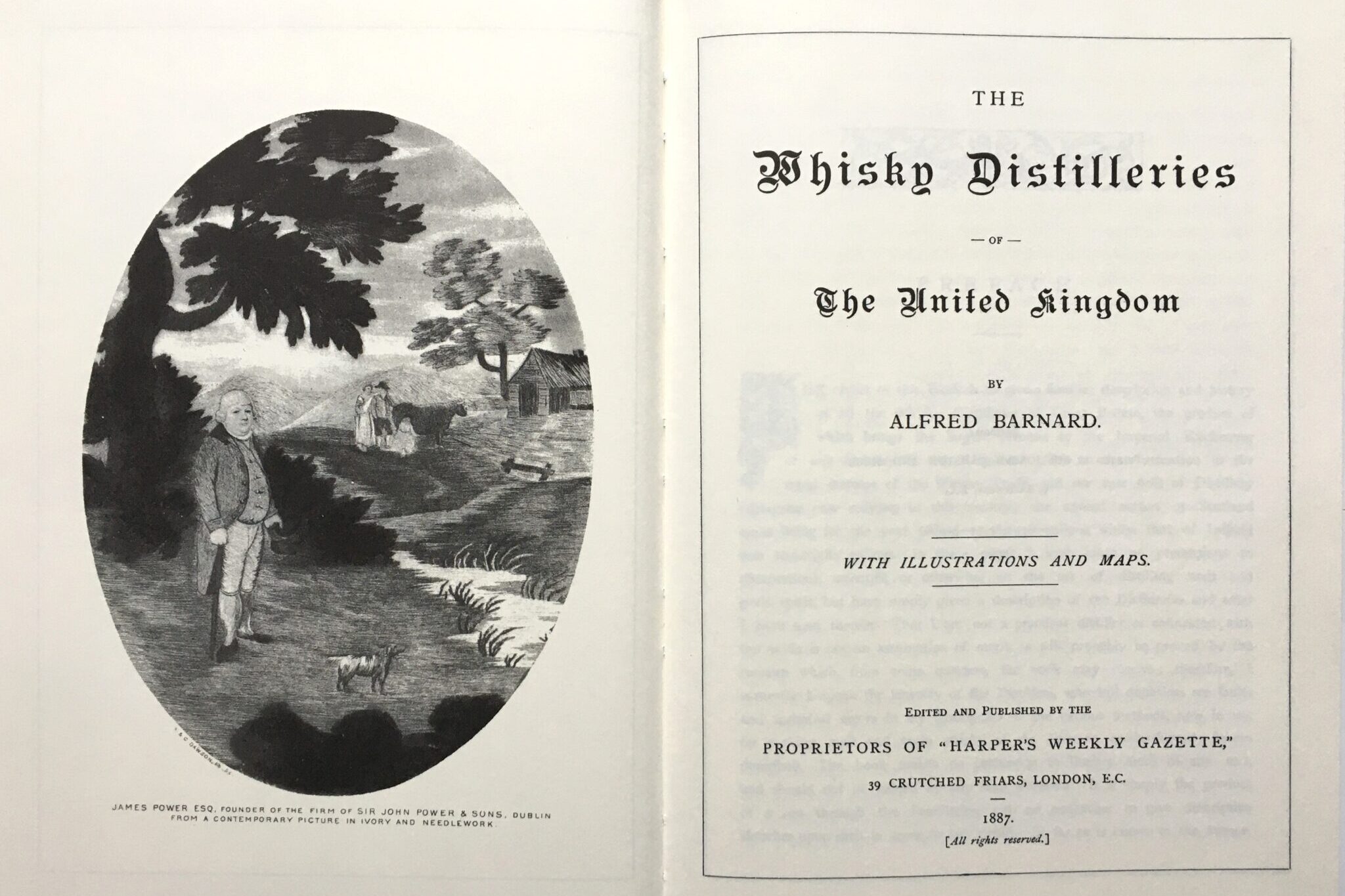 Edizione 1887 di The Whisky Distilleries of United Kingdom di Alfred Barnard