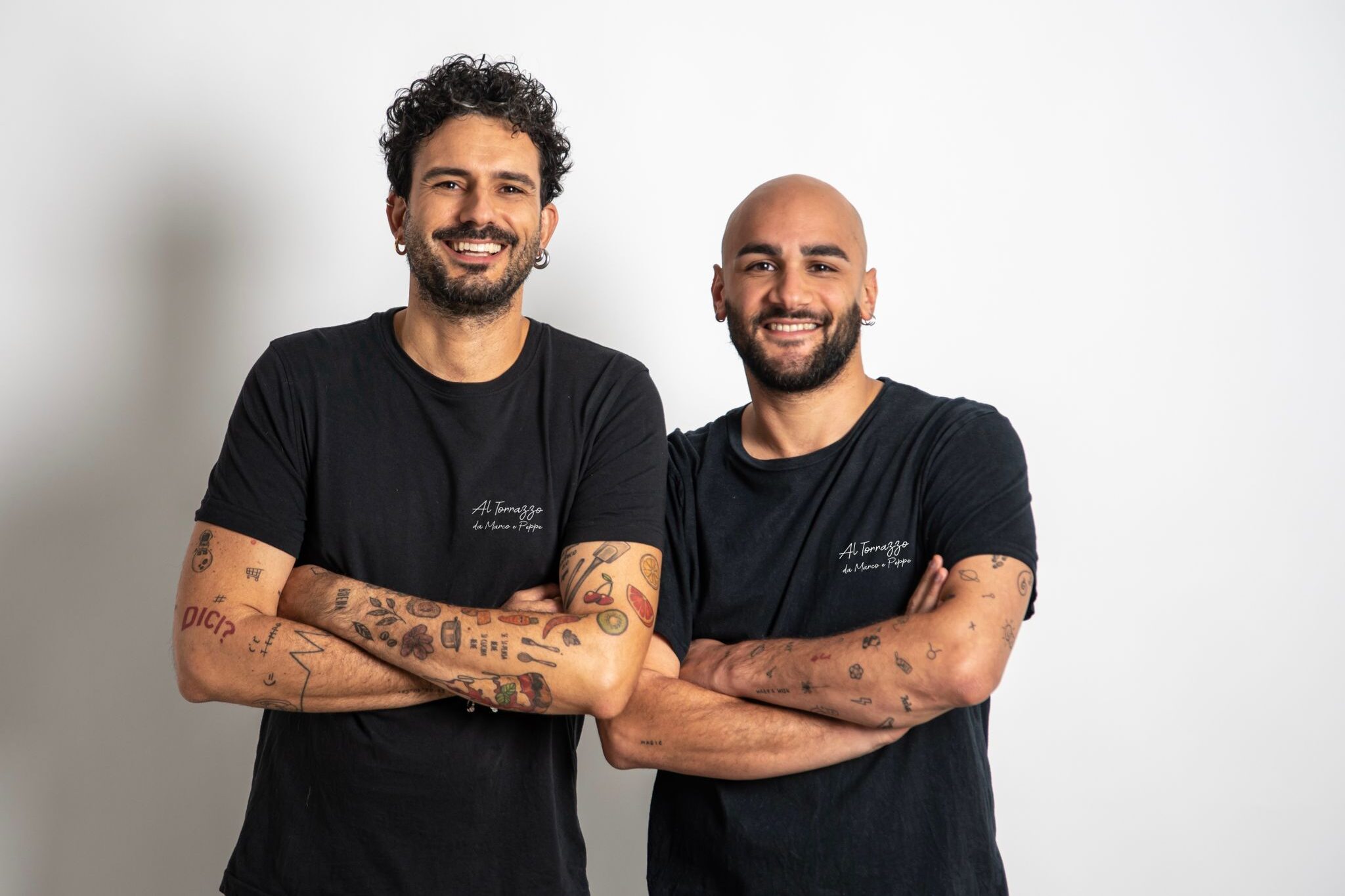 Il divulgatore scientifico e chef Marco Bianchi e Ettore Ravizza, co-founder di Legend Kombucha