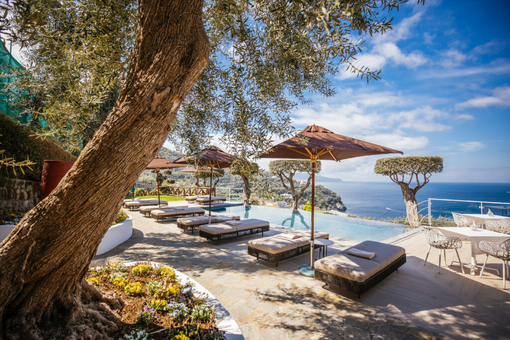 Vista dalla terrazza di Villa Fiorella 