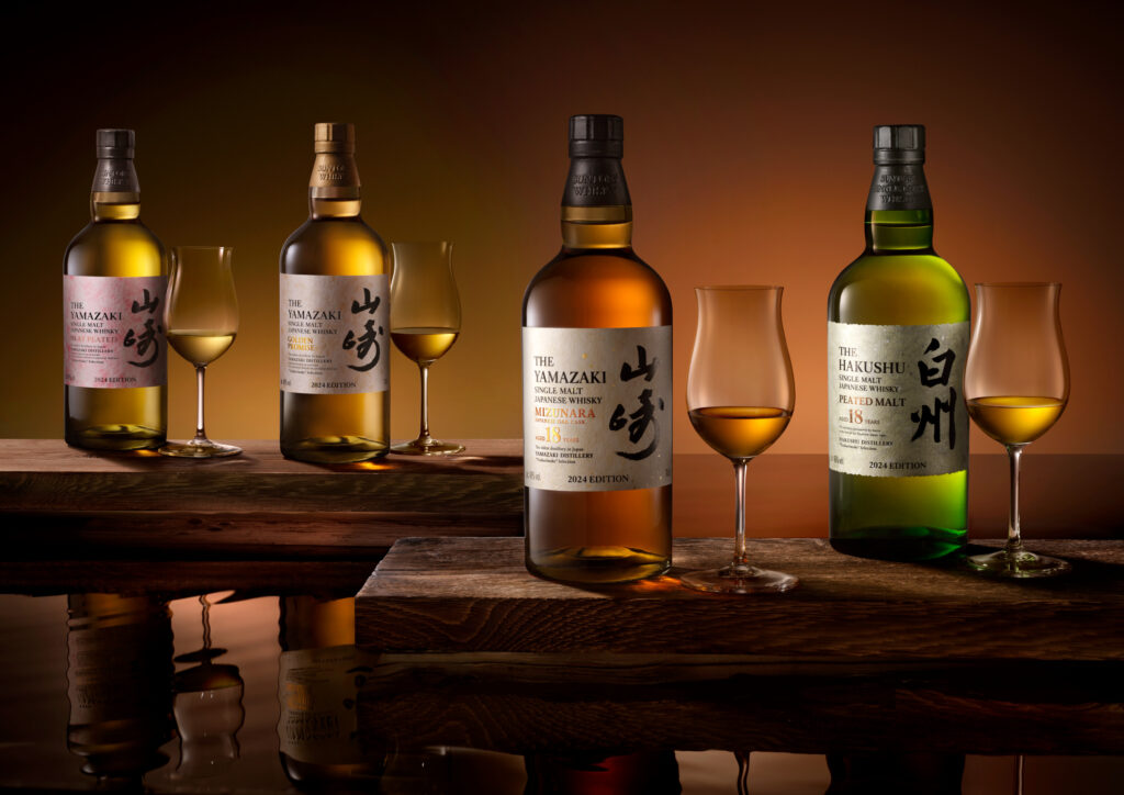 I quattro whisky della serie Tsukuriwake 2024 di House of Suntory