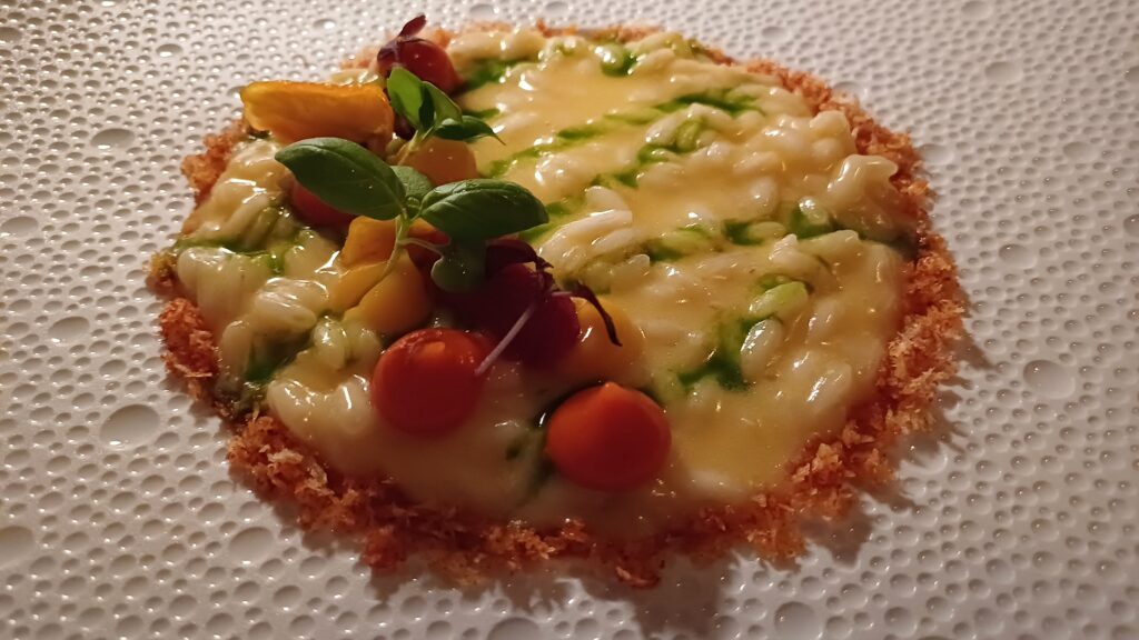 Risotto dal menù del Caruso Hotel