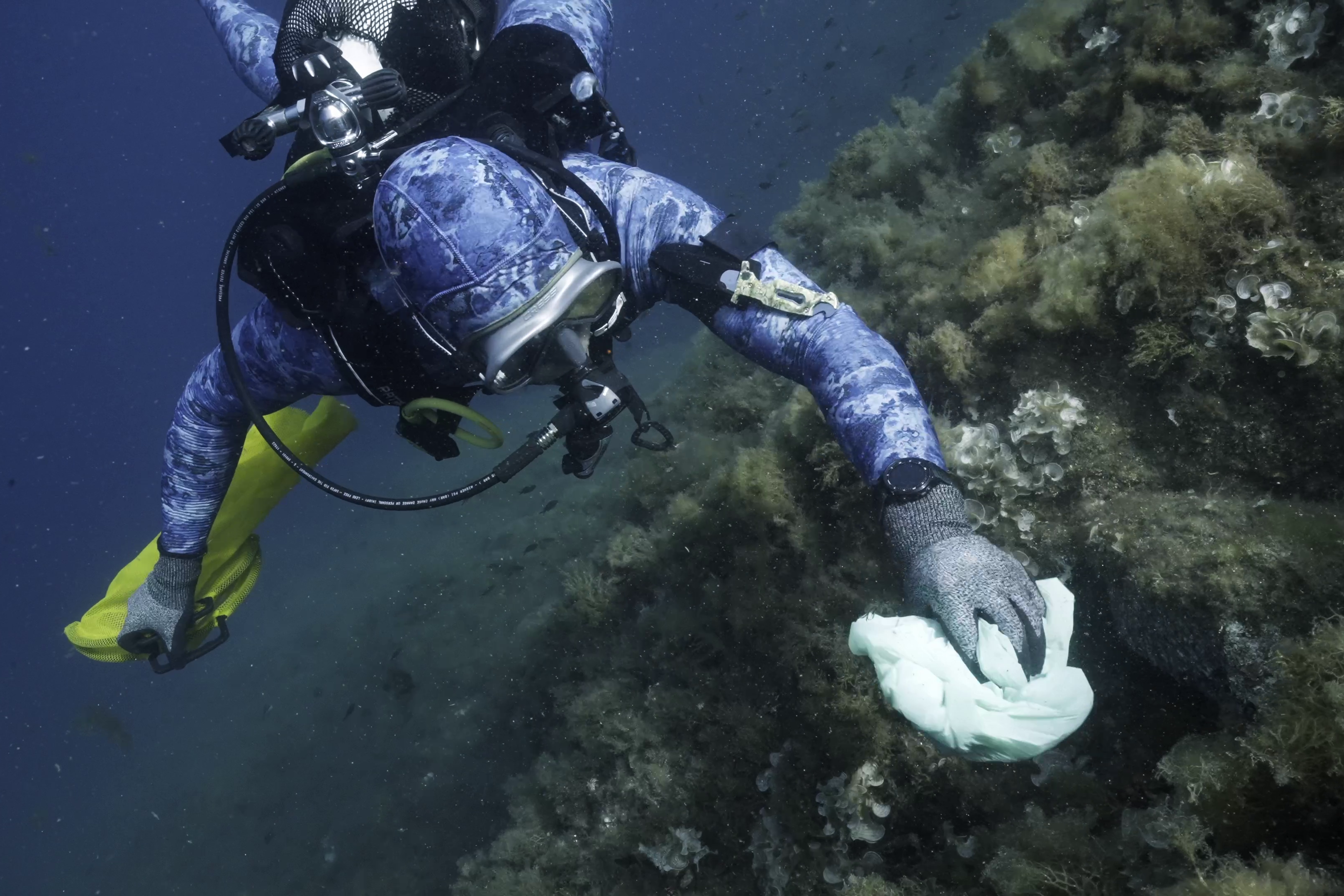 Interventi subacquei nell'Area Marina Protetta di Portofino - credits Gin Mare