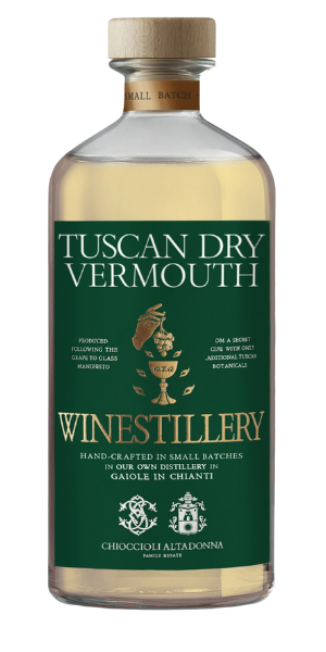 Tuscan Dry Vermouth Bianco \ Winestillery \ Canone Occidentale bottigliera delle feste: distillati, liquori e vermouth. Suggerimenti per delle bottiglie da tenere a disposizione